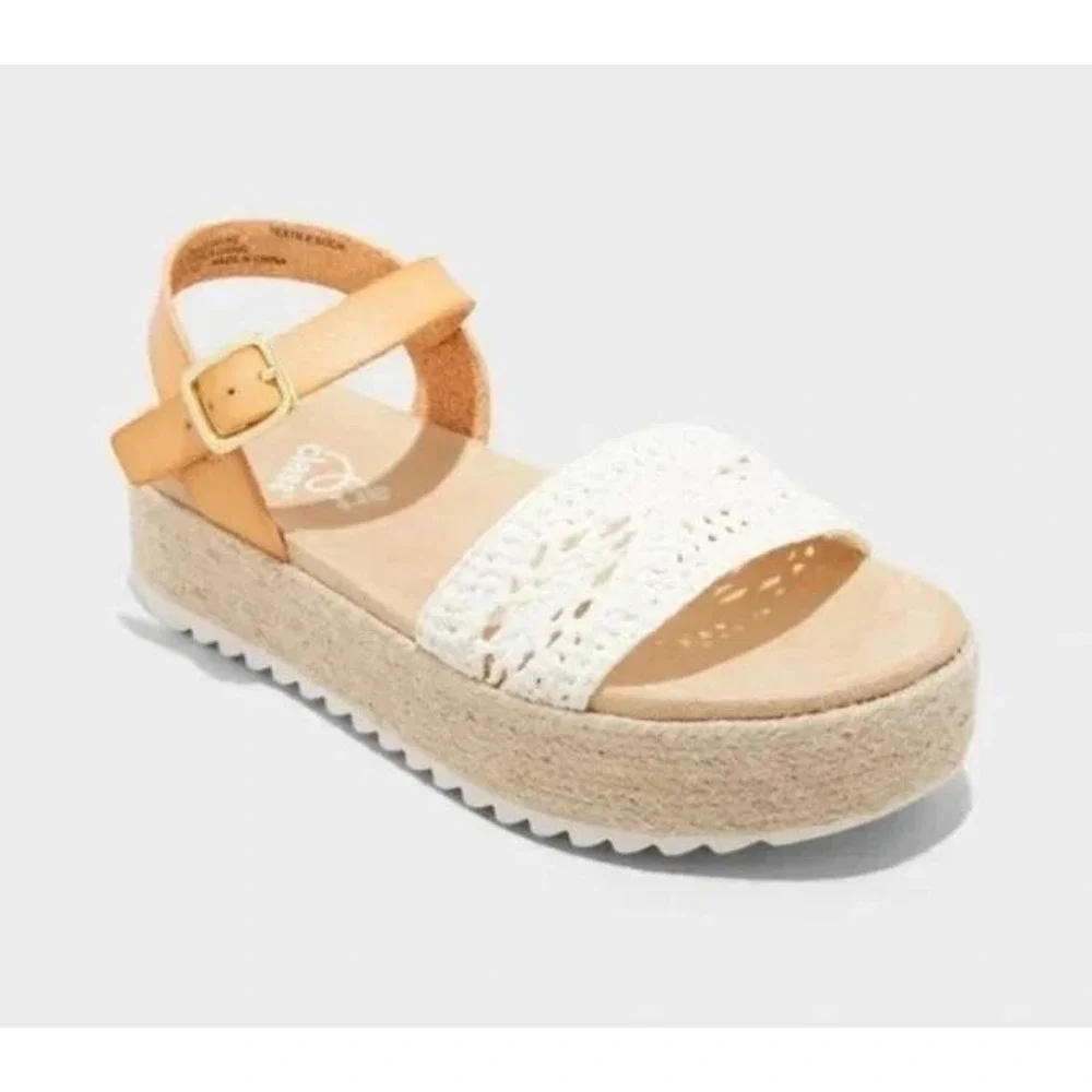 Little Girl Lindsey Espadrille Sandals by art class White Size 2 New With Tags